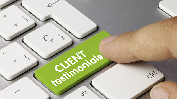 small business website design testimonials