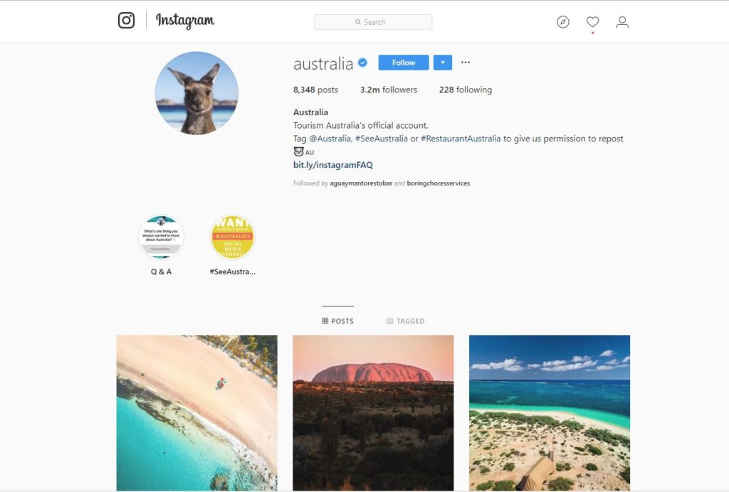 tourism Australia influencer marketing